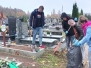 Sprzątanie grobów z DPS